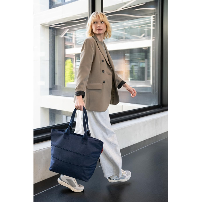 Універсальна сумка-шопер reisenthel shopper e1 Twist Navy, містка сумка для покупок