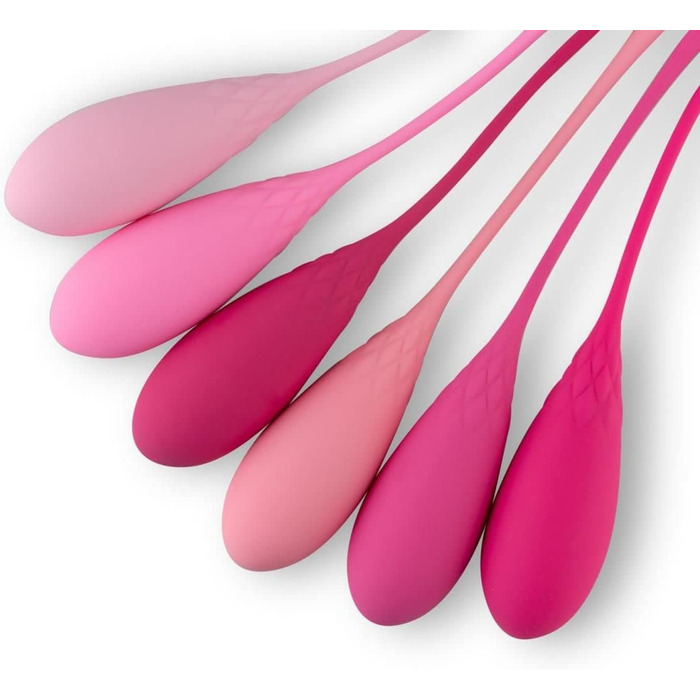 Набір кегельболів Teazers: важені тренувальні м'ячі для вправ для тазового дна (рожевий)