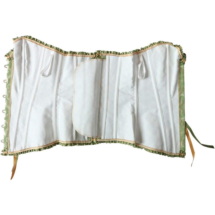 Корсет сексуальний жіночий, корсаж вінтажний готичний, бюстгальтер у стилі стимпанк, корсет-топ для жінок з великою грудьми, корсаж-шнурівка, талія, спідня білизна, корсет поверх грудей, корсет вампір (XXL, зелений)