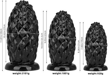 Анальний плагін 10 дюймів, діаметром 4,3 дюйма, великий анальний плагін для жінок, преміум якість, масажер простати, іграшки для дорослих