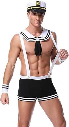 Сексуальна спідня білизна для чоловіків: комплекти, комбінезони для клубів, форма офіціанта, косплей, шнурівка, універсальний розмір