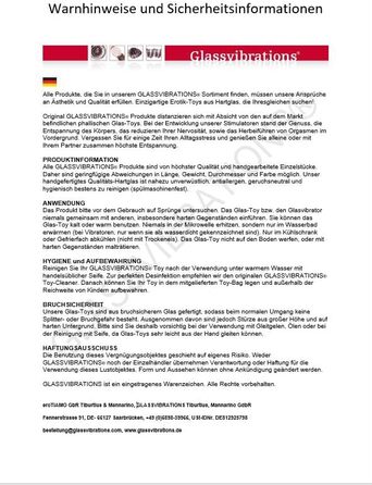 Секс-іграшка Glasdildo Twin Lover - скляний дилда, подвійний