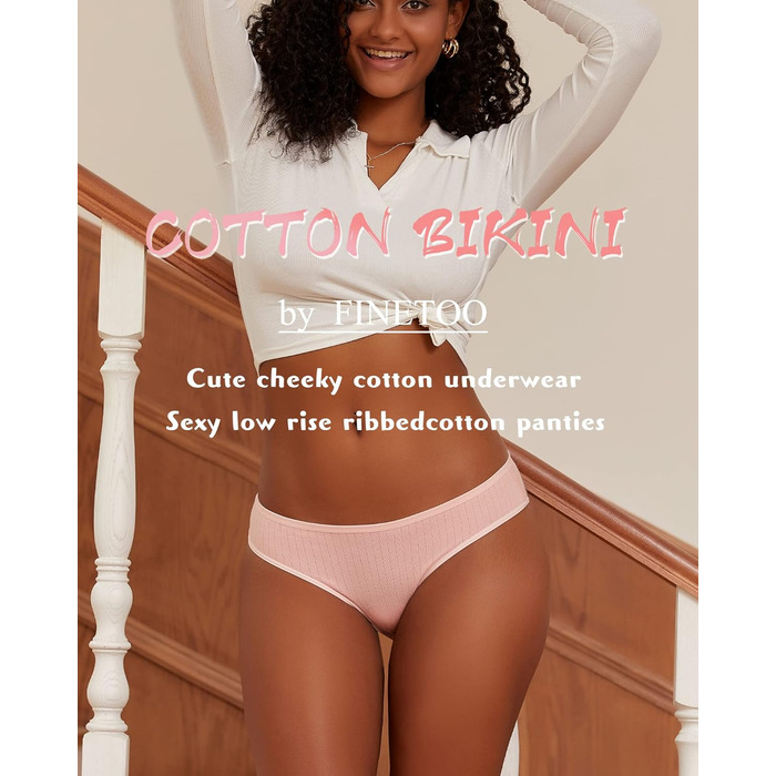9 пар жіночих трусів FINETOO з бавовни, комплект, м'які, комфортні, сексуальні, S-XL