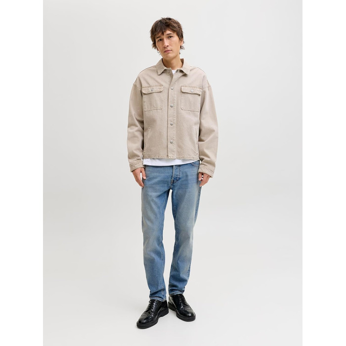 Чоловічі джинси Jack & Jones Jjimike Jjcooper St 335 Bf Tapered Fit, світло-блакитні, денім (31W / 32L)