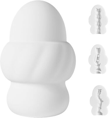 Яєчко для мастурбації Seckoe, TPE, 3 шт. (набір) - для дорослих