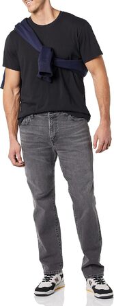 Чоловічі джинси Amazon Essentials Athletic Fit зі стрейчем, сірий вимитий колір (29W / 29L)