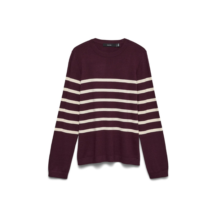 Жіночий в'язаний светр VERO MODA VMSABA, колір Winetasting, розмір S