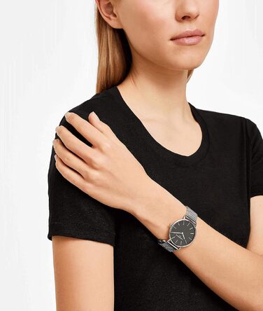 Жіночий наручний годинник Liebeskind Berlin LT-0156-MQ IP Black (Сріблястий / Чорний)