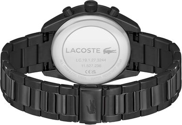 Чоловічий годинник Lacoste Boston Chronograph зі сталевим браслетом (Silver, Metal)