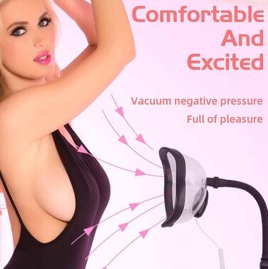 Жіноча мушля-насос для вагіни з вібрацією клітора, 12 режимів вібрації, ручний вакуум, жіноча іграшка для дорослих, кліторальний присосок