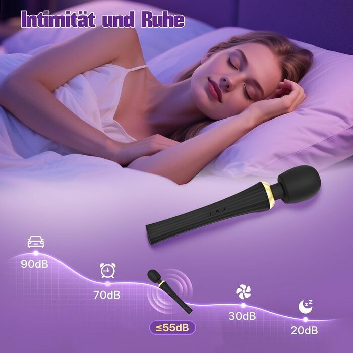 Вібратор з гнучким наконечником для жінок та пар: 5 частот, 3 інтенсивності, IPX6, чорний