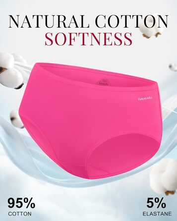 Шкарпетки жіночі бавовняні 6 шт. в упаковці, трусики-хіпстер, низька талія, еластичні, чорні (3XL)