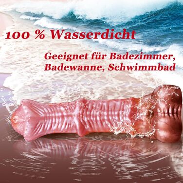 Реалістичний XXL секс-іграшка для чоловіків: гігантський пеніс-чохол з кільцем, з м'якого силікону, для анального сексу та подовження пеніса, коричневий