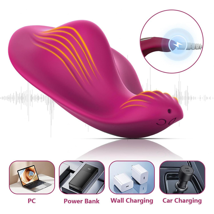Вібратор для жінок та пар з 9 режимів вібрації та пультом дистанційного керування (APP)