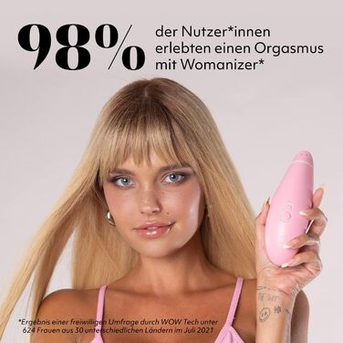 Womanizer Premium: вібратор для жінок, стимулятор клітора, преміум-якість, чорний (Bonnie Strange Eco)