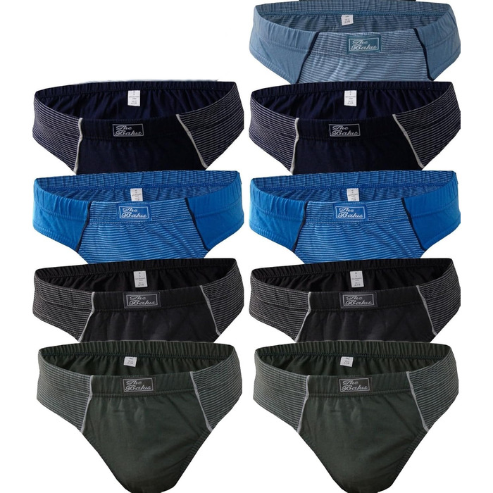 Чоловічі труси BestSae247 з тонкого джерсі (100% бавовна) - набір 3, 6, 12 шт. (XXL)