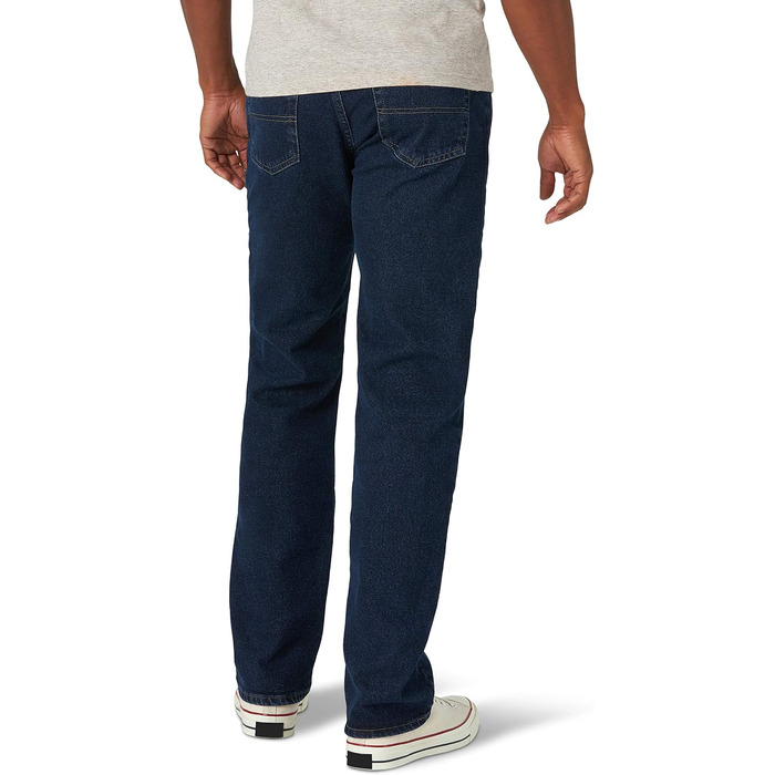 Чоловічі джинси Wrangler Authentics Classic Straight Fit, еластичні, 5 кишень, колір Midnight Flex (35W / 34L)
