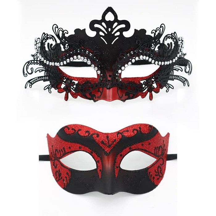 Маска для обличчя IEKEI Maskerade з стразами, металева, у вигляді метелика, для свята, костюмів, Хелловін, вечірки, танець, костюм Zorro