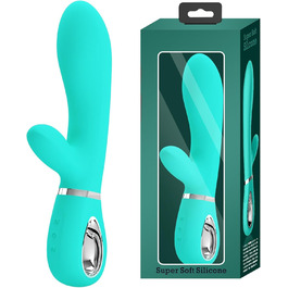 Вібратор Pretty Love Thomas Rabbit, Блакитний, 2.05x4 см