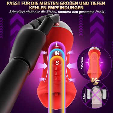 Електричний мастурбатор для чоловіків Pangpangmi з 9 режимами вібрації та функцією лізірування – іграшки для дорослих