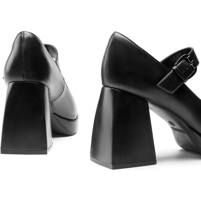 Жіночі туфлі Mary Jane Dream Pairs, чорні, екошкіра (PU), розмір 38 EU