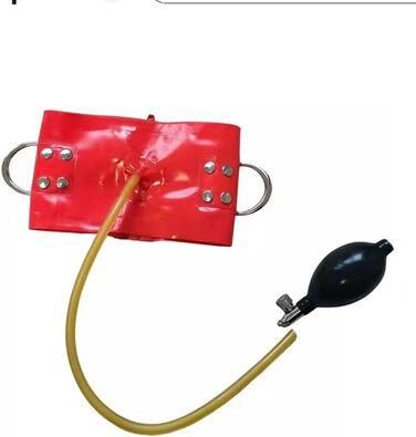 Латексний костюм Гейлоп з корсетом на шиї, чорний. Регульований, з блискавкою на спині.