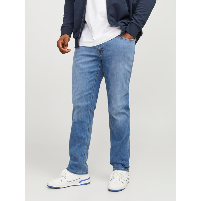 Чоловічі джинси Jack & Jones синього кольору, денім, розмір 44W / 32L