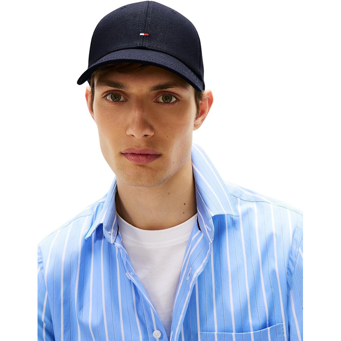 Чоловіча кепка Tommy Hilfiger однорозмірна, колір темно-синій (Midnight)