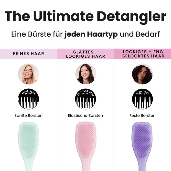 Щітка для волосся Tangle Teezer Ultimate Detangler для вологого та сухого волосся всіх типів, розплутуюча, Millennial Pink