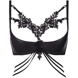 Axami: Колготки з латексу 75D, чорні - Peek a Boo BH