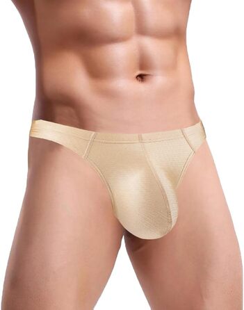 Танга чоловічі ZUOLAIYIN (L, 8 шт., Абрикосовий)