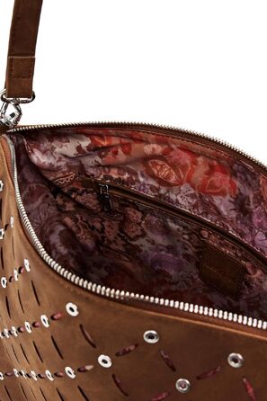 Жіноча сумка через плече Desigual Leiria Yankee, колір верблюжий (camel brown)
