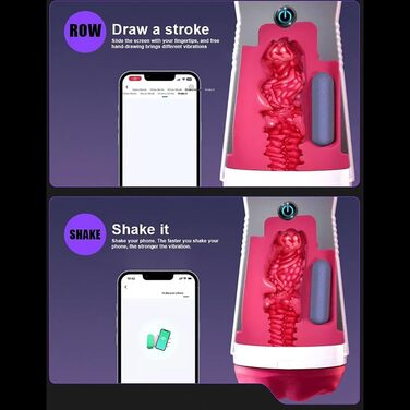 Електричний мастурбатор Guspiun APP Blowjob з 9 режимами вібрації, 3D силіконовий мастурбатор для чоловіків