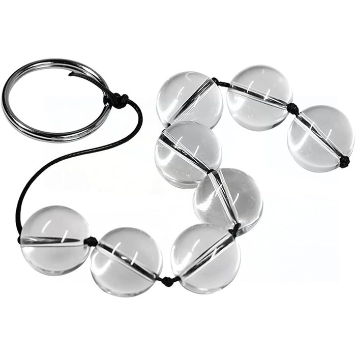 Анальні кульки з кришталю Jinqian, анальна куля, ланцюжок, вагінальні кульки Кегель для жінок