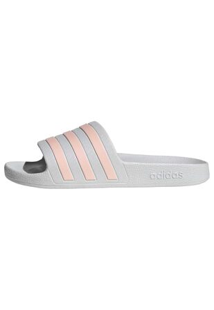 Чоловічі та жіночі тапочки Adidas Adilette Aqua сірого кольору Dash Grey Haze Coral, розмір 38 EU