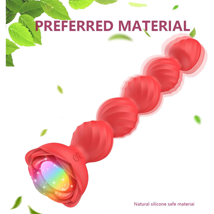 Вібратор для анусу з пультом дистанційного керування, 9 режимів, силікон, чорний | Іграшки для дорослих