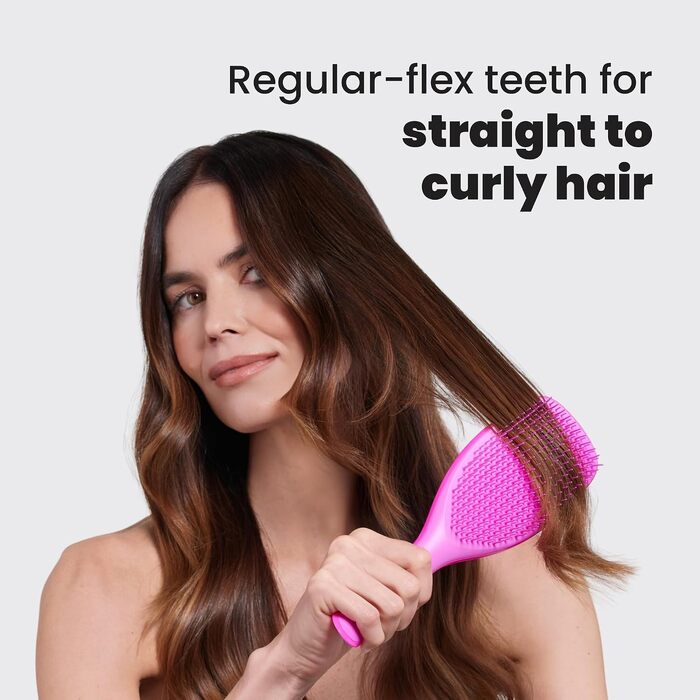 Щітка для волосся Tangle Teezer The Ultimate Detangler для вологого та сухого волосся, розплутувач для густого, кучерявого та довгого волосся, Runway Pink