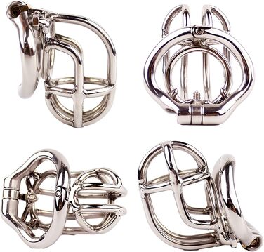 Металевий кайдан для статевого члена з нержавіючої сталі, 57 мм, срібний. Кайдан для статевого члена, пристрій для контролю, сексуальні іграшки для чоловіків.