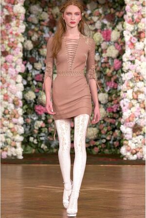 DRESHOW 6 пар мереживних панчіх з високою талією: білі, червоні, чорні