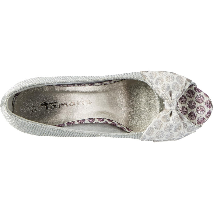 Жіночі туфлі-човники Tamaris 29300, сріблясті (розмір 40 EU, Silver Comb 948)