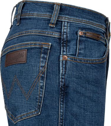 Чоловічі джинси Wrangler Texas Regular Fit Stretch — класичні прямі джинси з деніму, колір Hallucinations (40W / 34L)
