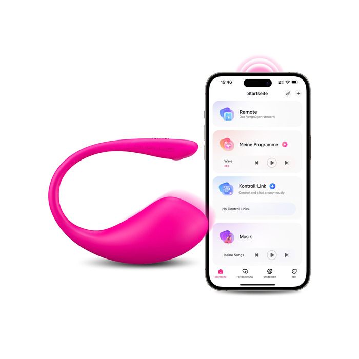 LOVENSE Lush 3: Вібратор для жінок G-точки з Bluetooth, 10000+ режимів, водонепроникний IPX7, силікон