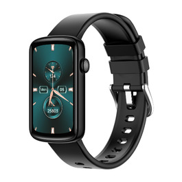 Смарт-годинник для жінок 1.47'' Fitness Tracker: моніторинг пульсу, SpO2, сну, крокомір, відстеження менструального циклу, сповіщення дзвінків та WhatsApp, сумісний з Android та iOS, чорний