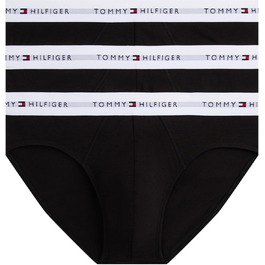 Труси чоловічі Tommy Hilfiger 3 шт. в упаковці, боксер, логотип, жовтий (чорний/чорний/чорний, білий Wb)
