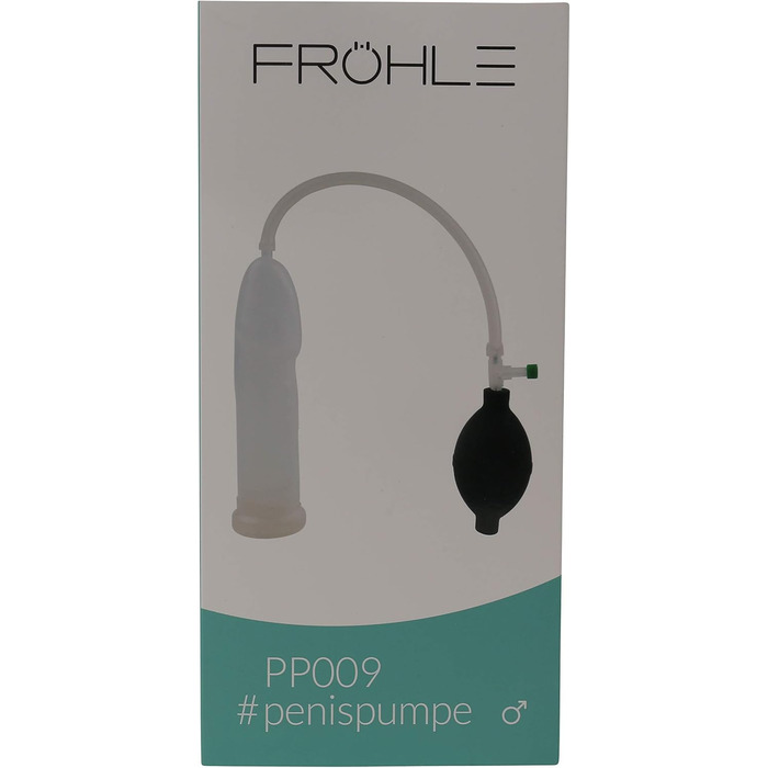 Анатомічна помпа для збільшення статевого члена Fröhle PP009 Slim-Fit, вакуумна помпа, секс-іграшка