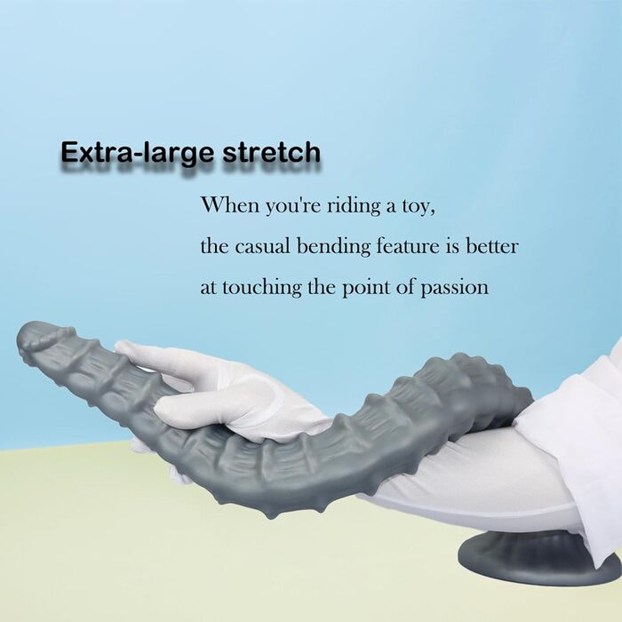 Силіконовий дилда Yasexx Super Long 46 см: Масаж простати, стимуляція G-точки, іграшка для дорослих