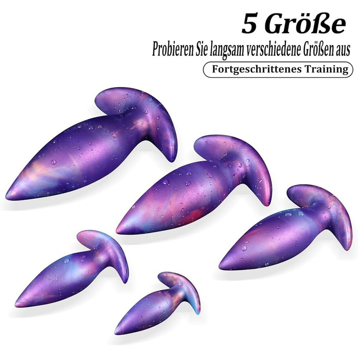 Анальний плаг Kuaecr Weichen Silikon XL для масажу G-точки та простати | Іграшки для дорослих