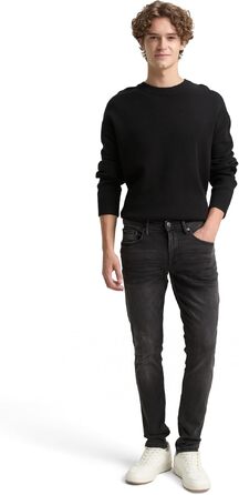 Чоловічі джинси skinny Tom Tailor Culver Denim, колір Dark Stone Black, розмір 36W/32L