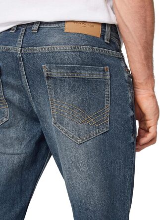 Чоловічі джинси Tom Tailor Marvin Straight, прямий крій, Mid Stone Wash Denim, розмір 34W/32L
