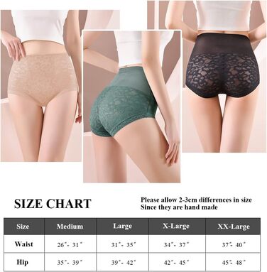 Шикарні жіночі труси-сліпи з високою талією, корсетний ефект, 3 шт. у наборі, BLKDOTS